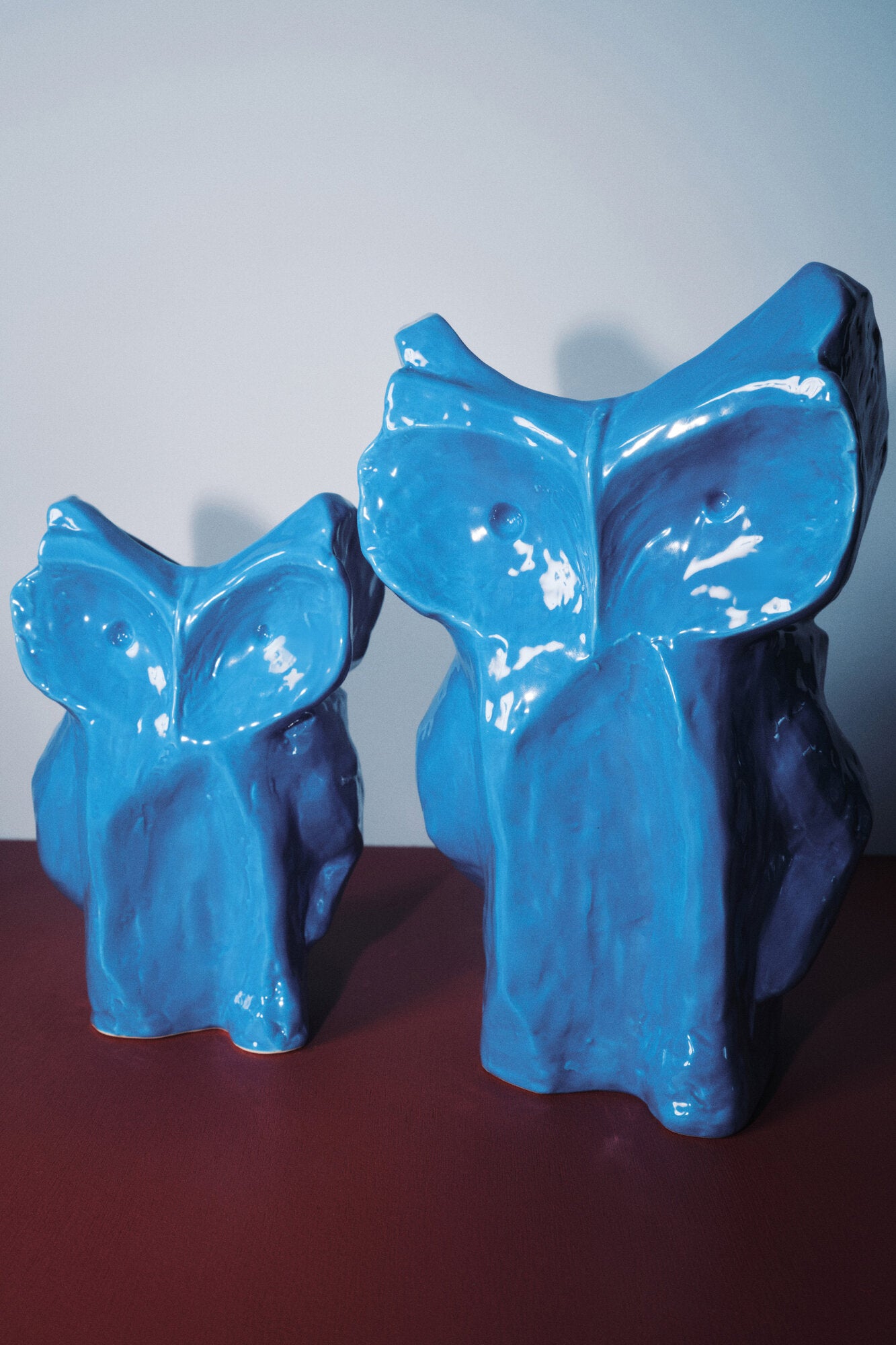 x Marni ugle vase, S - Blue after midnight